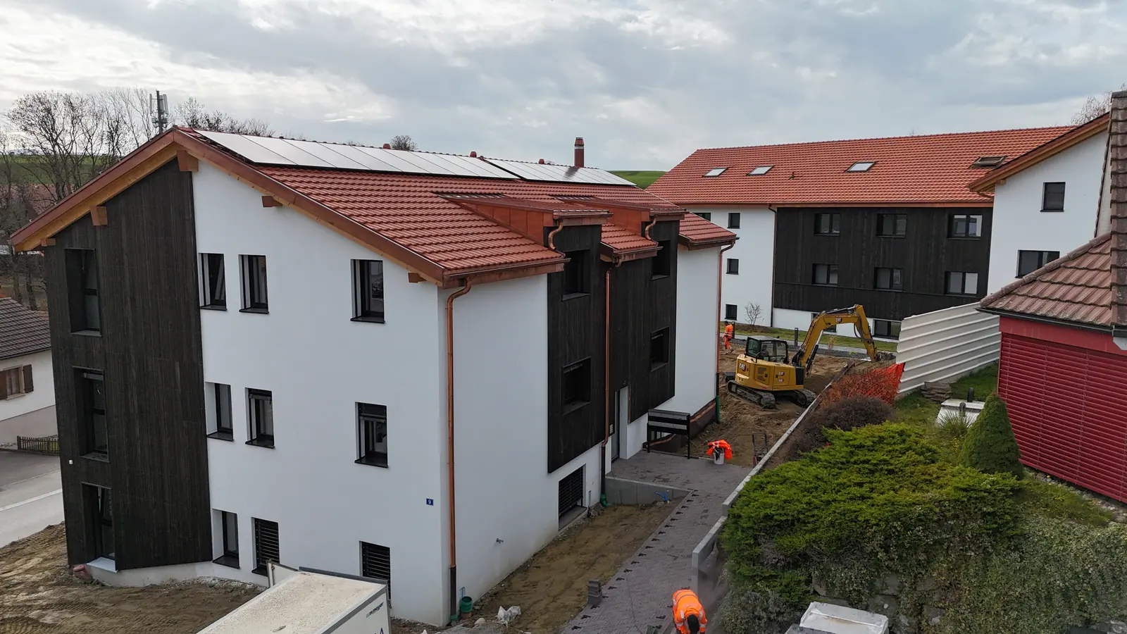 Pignon en bois et travaux d’aménagement extérieur